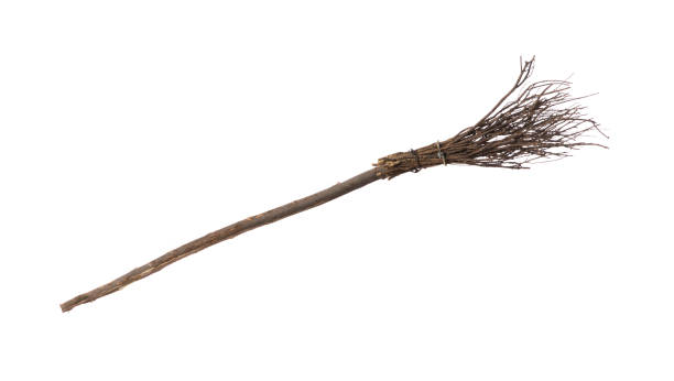istock old witch broomstick isolated on white background 1248992168