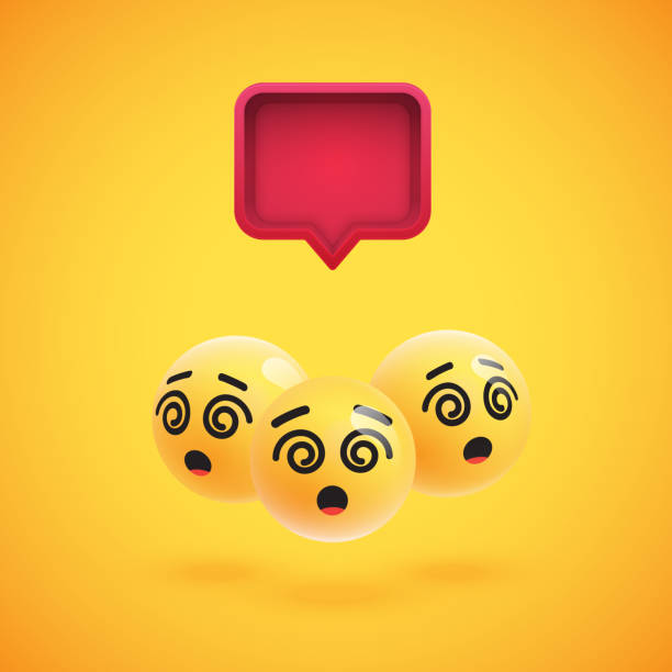 ilustraciones, imágenes clip art, dibujos animados e iconos de stock de grupo de emoticonos amarillos de alto detalle con una burbuja de voz 3d, ilustración vectorial - smartass