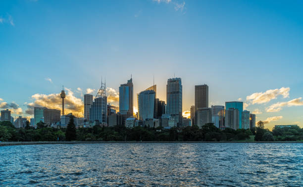 istock Sydney downtown skyline during sunset, NSW, Australia 1248993467