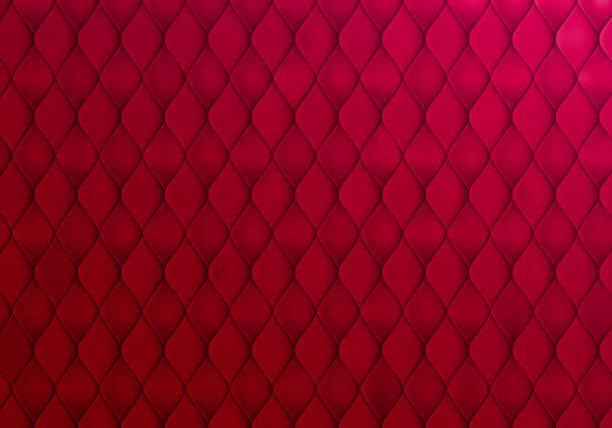 Abstract Red Background with Capitone Texture. Vector Minimalistic Bg Abstract Red Background with Capitone Texture. Vector Minimalistic Bg Design casino stock illustrations