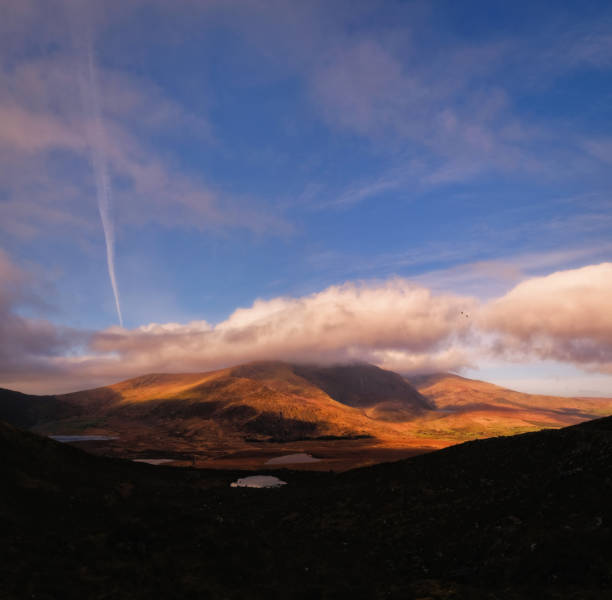 istock Brandon mountain ridge in sunset tones 1249000039