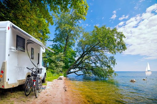 Holidays in Poland - summer recreation at the Sniardwy lake in Masuria, land of a thousand lakes