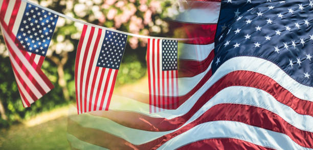 istock us flags pennant outdoors 1249016204