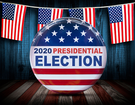presidential election button