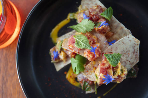 istock Big eye tuna poke 1249024167