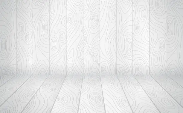 Vector illustration of Wood Grain Texture Background