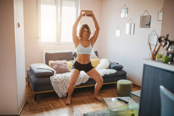 istock Exercising at pandemic conditions 1249035657