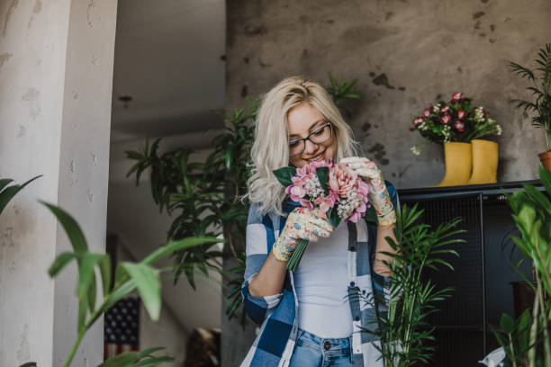 istock Free time for little house gardening 1249038040