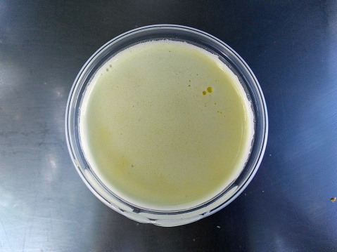 cane juice in the glass