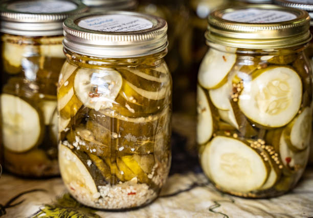 Homemade Pickles stock photo