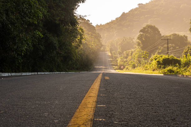 istock Sunrise on the road 1249060775