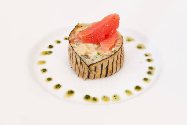 istock eggplant with vegetables and cream sauce 1249069711