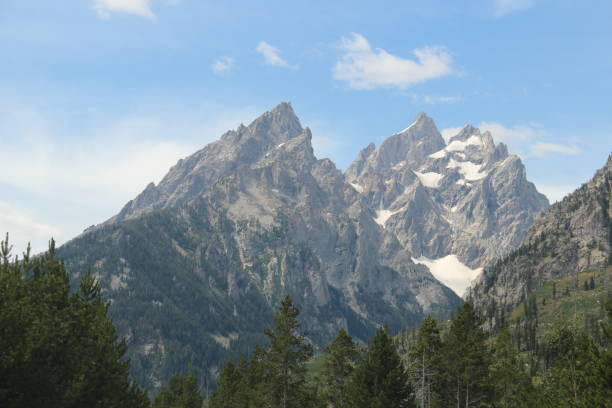 istock Grand teton and some snow 1249077512