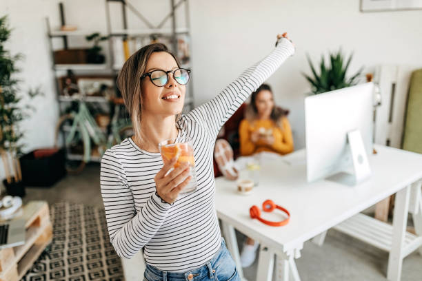 istock I am healthy in my office 1249078075