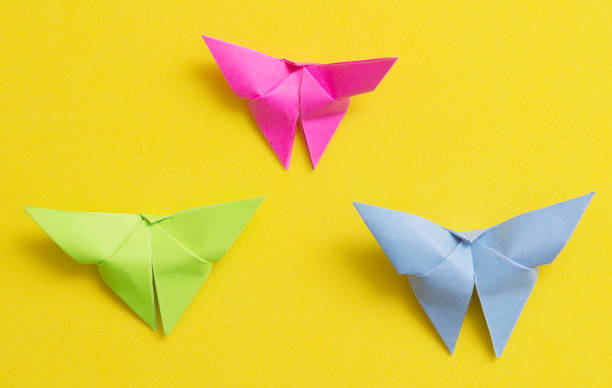 istock Origami butterflies 1249099741