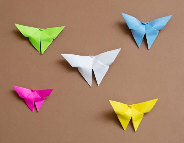 istock Origami butterflies 1249099743