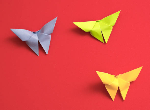 istock Origami butterflies 1249099745