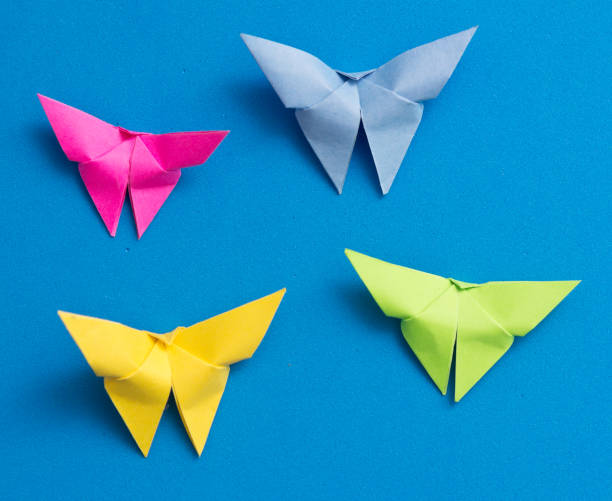 istock Origami butterflies 1249099758