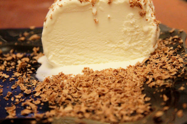 istock Chocolate Ice Cream And Hardered Chocolate Over 1249102833
