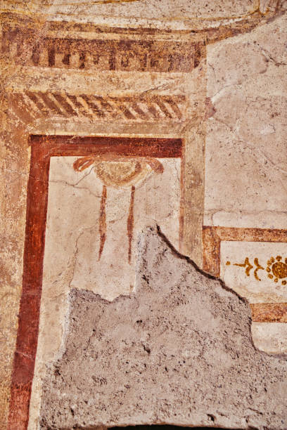 istock wall paintings at Pompeii - Italy 1249114426