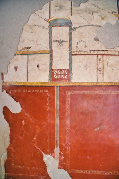 istock wall paintings at Pompeii - Italy 1249114787