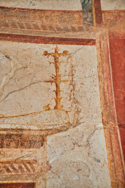 istock wall paintings at Pompeii - Italy 1249115724