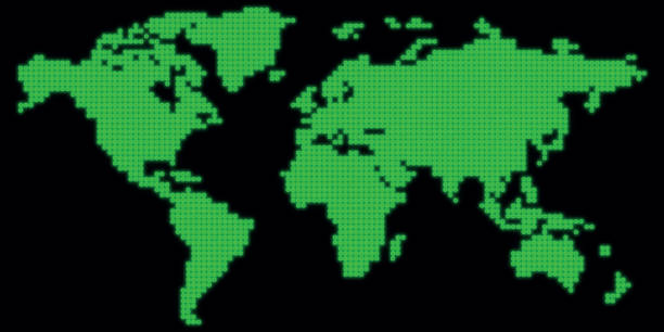istock A map of the world global neon news vector stock illustration 1249115807