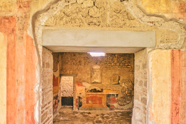 istock wall paintings at Pompeii - Italy 1249118825