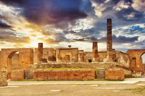 Photo of Civil Forum of Pompeii - Italy