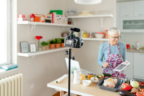 istock Senior Female Vlogger 1249141405