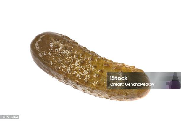 Foto de Fresh Gherkin Em Fundo Branco e mais fotos de stock de Comida - Comida, Conserva, De Dieta