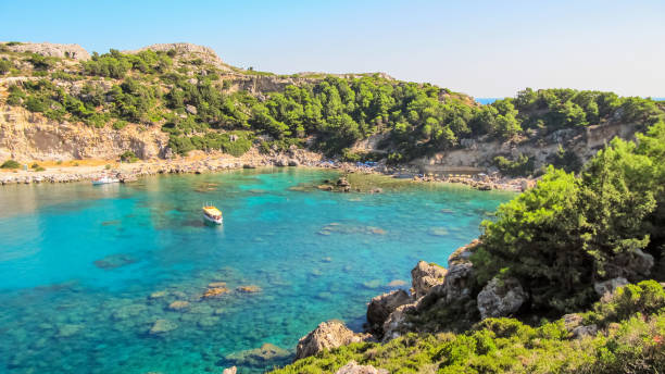 istock Anthony Quinn Bay  on Rhodes 1249145419