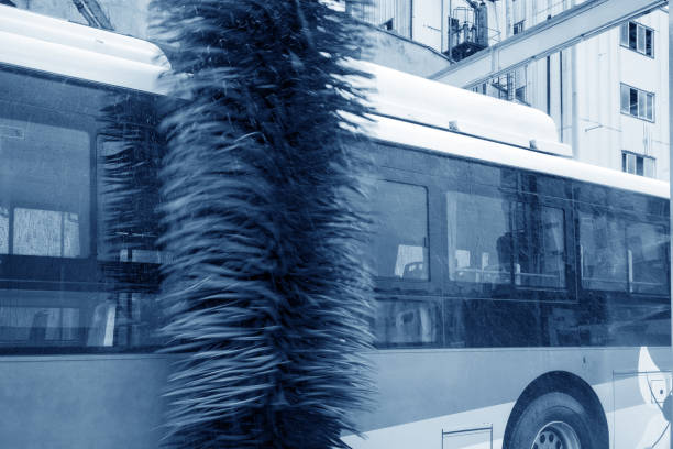 istock Clear the exterior of public buses 1249145850
