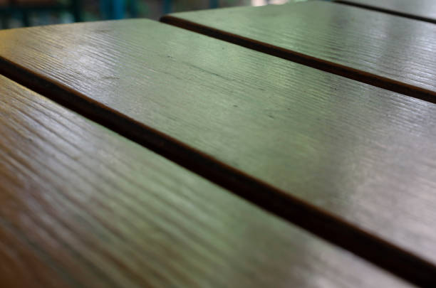 istock A texture of a wooden table in a receding perspective. 1249156967