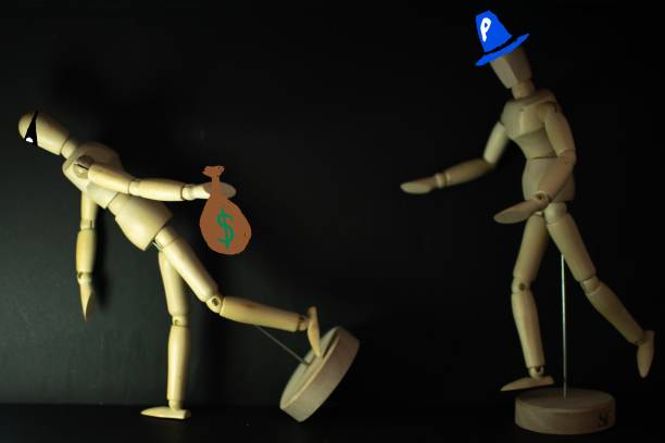istock wooden mannequin pose police chasing thief on a black background 1249158707
