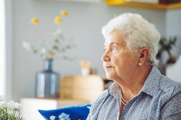 istock Senior woman at home 1249163548