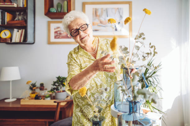 istock Senior woman at home 1249164626