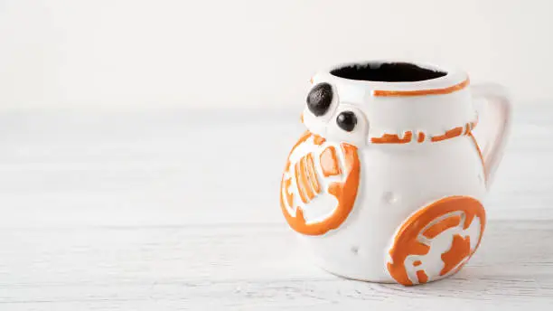 Self made BB-8 mug. Star Wars home cups collection. Unique gift ideas. Gift for Star Wars fans. Cup present idea. High quality photo