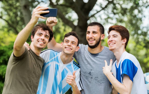 istock Selfie after soccer game 1249175950