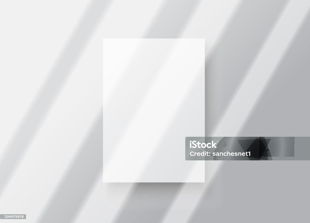 Posters Using Shadow Poster With Shadow 1 Stock Illustration - Download Image Now - Abstract ...