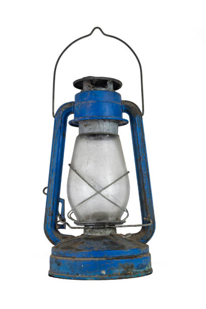 istock Vintage kerosene oil Lantern lamp isolated on white background 1249176086