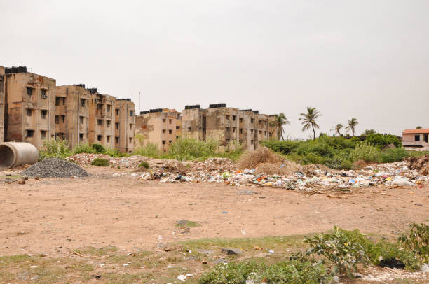 istock Really damaged buildings in India 1249181444