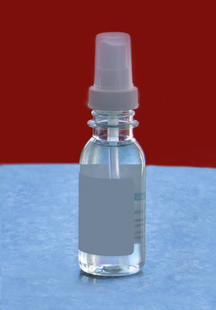 istock medical hand antiseptic in the table 1249185175