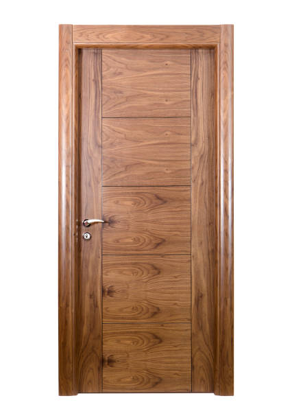 istock Wooden interior door 1249189859