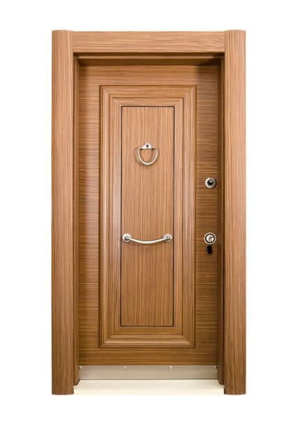 istock Wooden interior door 1249189861