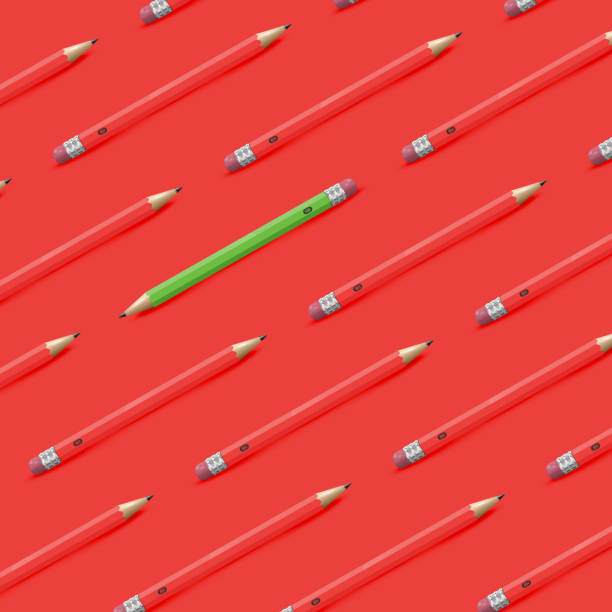 istock High detailed colorful  background with pencils, vector illustration 1249195294