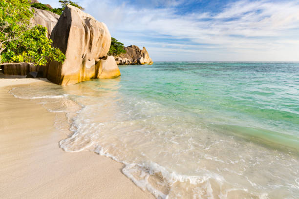 istock Perfect Beach, La Digue, Seychelles 1249199573