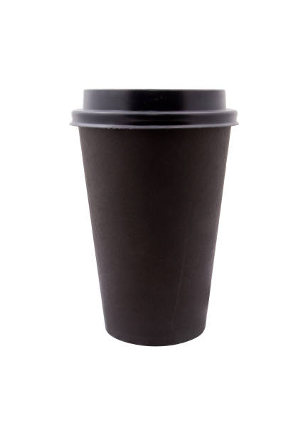 istock Black blank disposable cup for coffee and hot drinks 1249203186