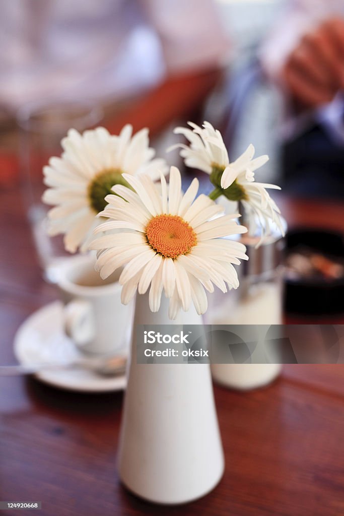 Cafe-Dekoration - Lizenzfrei Blume Stock-Foto