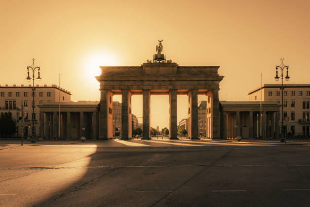 istock Berlin, Germany - Brandenburg Gat  in the morning 1249209965